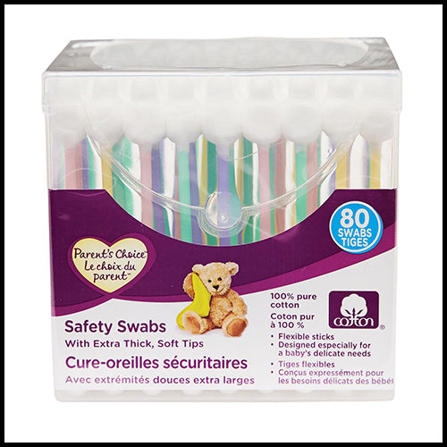 Parent's Choice Safety Swabs 80 Ct