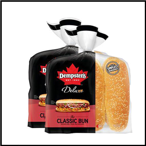 Dempster's Classic Sausage Buns 2x12pk (PREORDER)