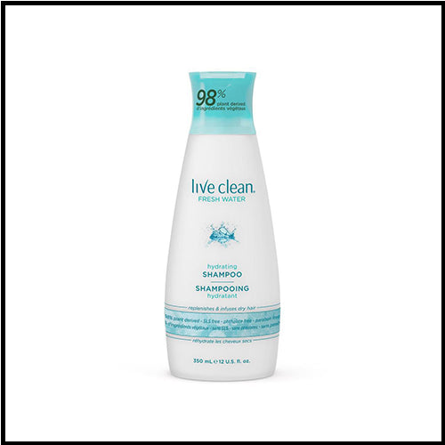 Live Clean Fresh Water Shampoo 350ml