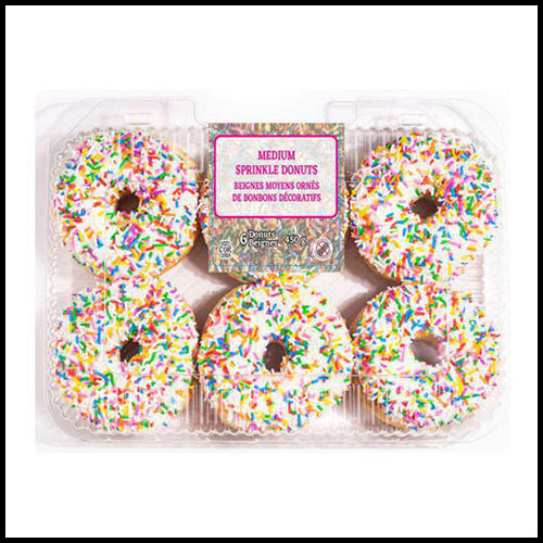 CT Bakery Donuts Celebration Sprinkle 6pk