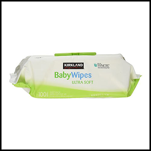 Kirkland Ultra Soft Baby Wipes 100ct x 1pk