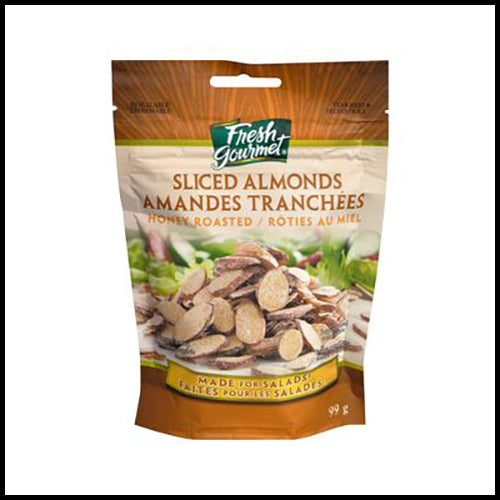 Fresh Gourmet Honey Roasted Sliced Almonds 99g