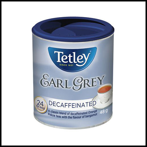 Tetley Earl Grey Decaffeinated Tea 24pk