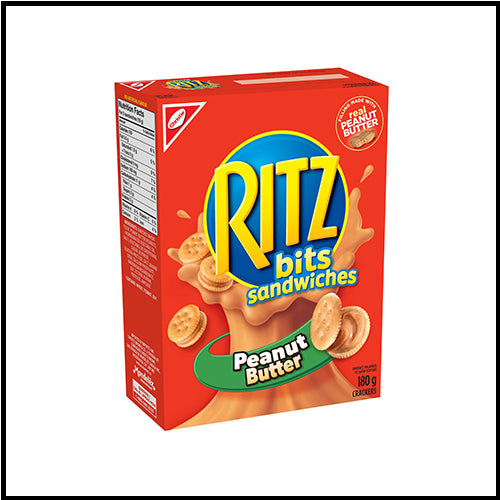 Christie Mini Ritz Bits Peanut Butter Sandwich Crackers 180g