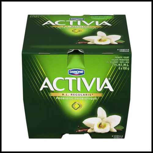 Danone Activia Vanilla Yogurt 100g x 8