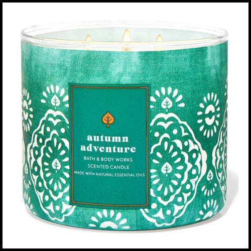 Bath & Body Works Autumn Adventure 3 Wick Candle