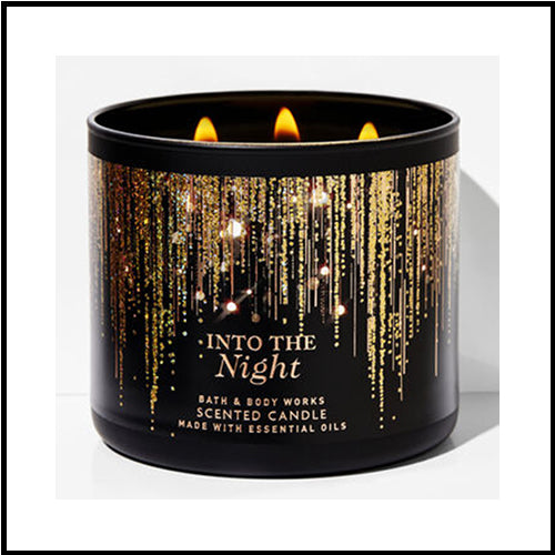 Bath & Body Works 3 Wick Candle Into The Night