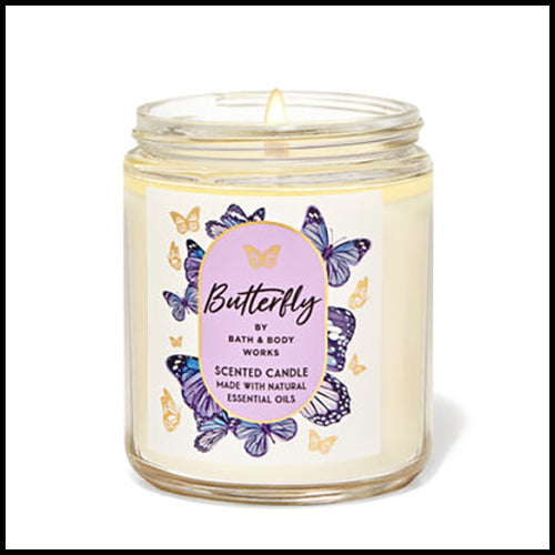 Bath & Body Works Single Wick Candle Butterfly