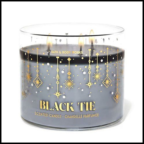 Bath & Body Works Black Tie 3 Wick Candle