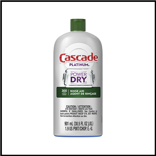 Cascade Platinum Power Dry Rinse Aid 901ml