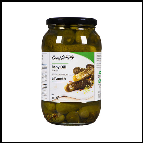 Compliments Baby Dill Pickles 1L