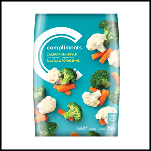 Compliments California Style Mixed Vegetables 750g