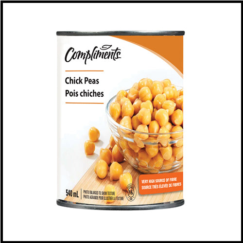 Compliments Chick Peas 540ml