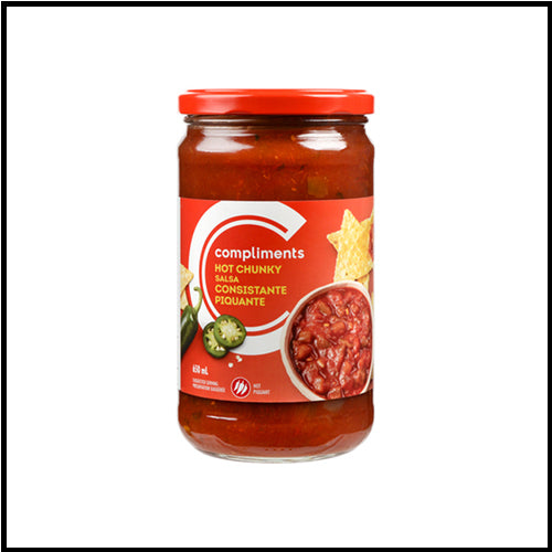 Compliments Chunky Hot Salsa 650ml