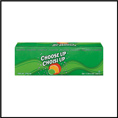 Compliments Choose Up Lemon Lime 12 x 355ml