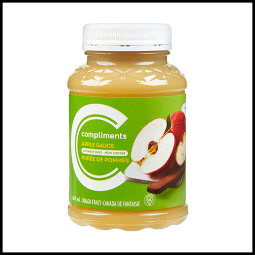 Compliments Unsweetened Apple Sauce 620ml