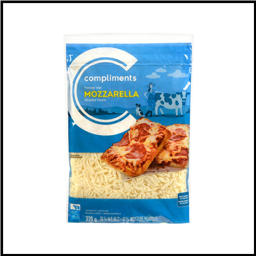 Compliments Shredded Mozzarella Cheese 320g