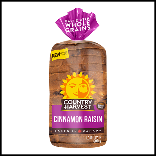 Country Harvest Bread Cinnamon Raisin 600g