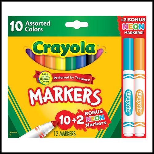 Crayola Classic Marker - 12 Pk