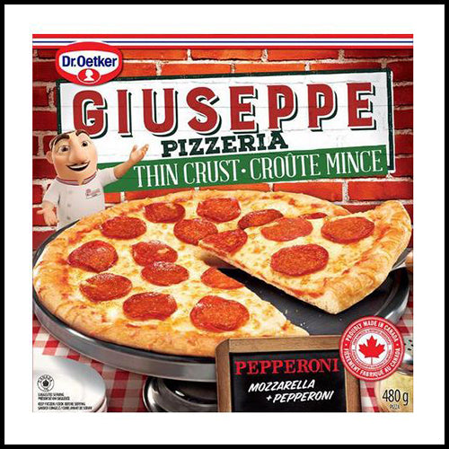 Giuseppe Pizzeria Thin Crust Pepperoni Pizza 480g