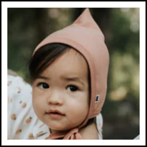 Pixie Bonnet - Terracotta - 0-6mths