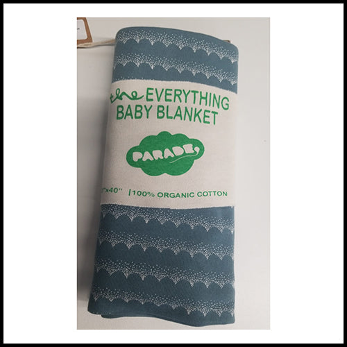 Parade Organics Swaddle - Blue Waves