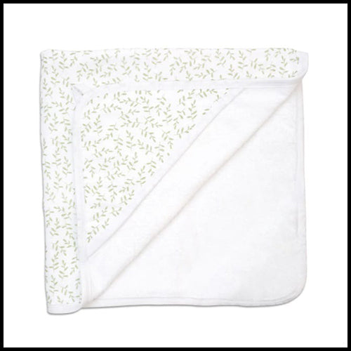 LuLuJo Hooded Baby Towel - Greenery