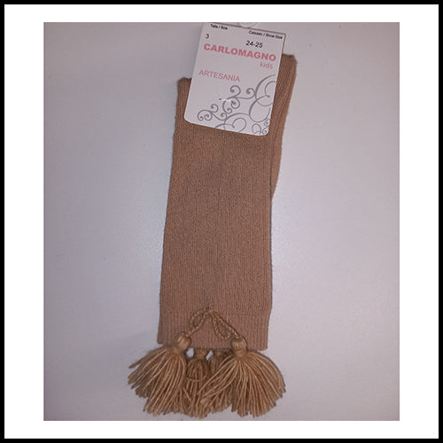 Carlomagno Carmel Tassel Socks