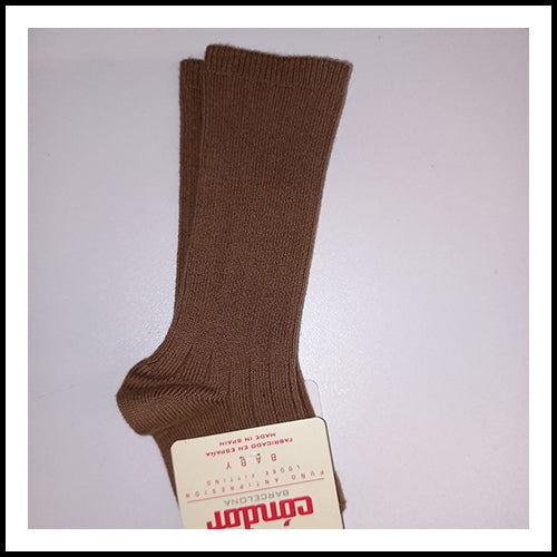 Condor Ribbed Sock - Tabacco