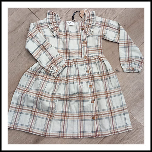 City Mouse Plaid Dress - 7Y