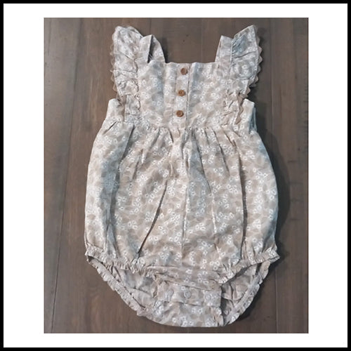 Floral Flutter Bodysuit - 18mths