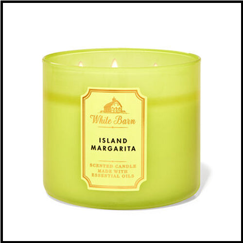 Bath & Body Works 3 Wick Candle Island Margarita