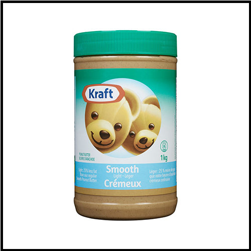 Kraft Smooth Light Peanut Butter 1kg