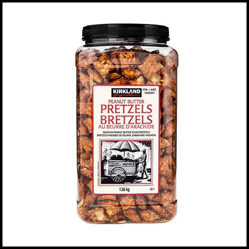 (COSTCO BULK) Kirkland Peanut Butter Pretzels 1.56kg