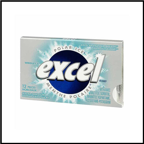 Excel Polar Ice Gum 12pc