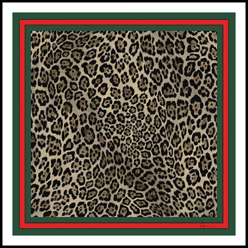 Ludivico Rossi Leopard with red/green Border