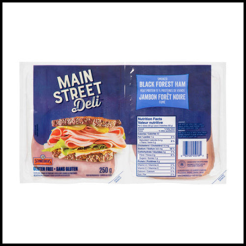 Schneider's Main Street Deli Smoked Black Forest Ham 250g