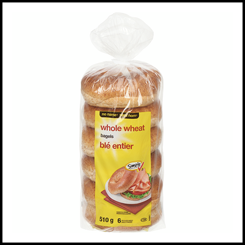 No Name Bagels Whole Wheat 6pk