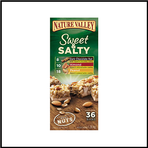 Nature Valley Sweet & Salty Assorted Nut Bars 36ct