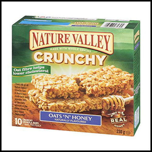 Nature Valley Crunchy Oats 'N' Honey Granola Bars 23g x 10ct