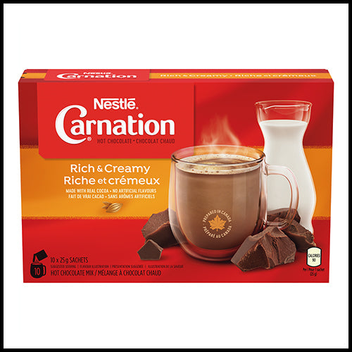 Nestle Carnation Hot Chocolate Mix 25g x 10