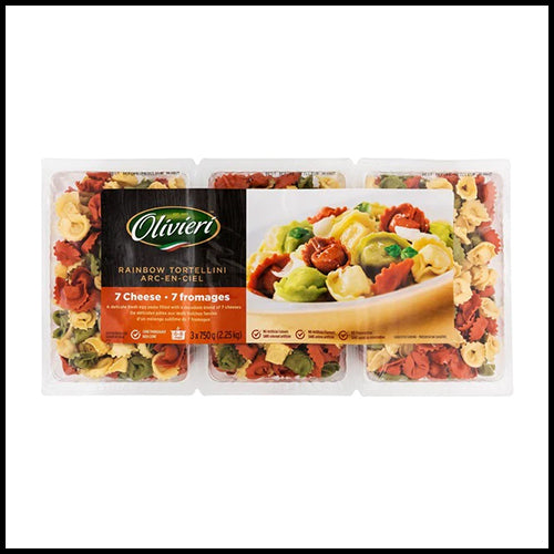 (COSTCO BULK) Olivieri Rainbow Tortellini 3x750g