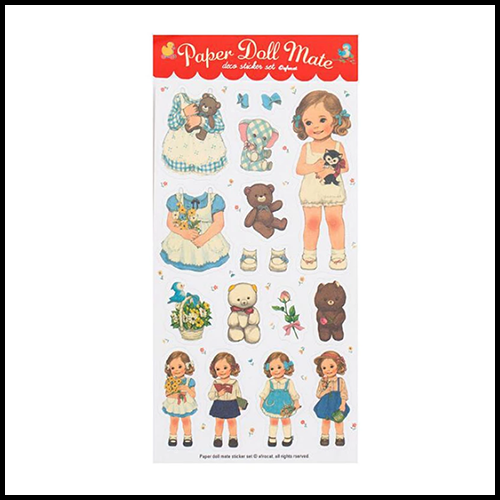 Paper Doll Sticker Pack 6 Sheets