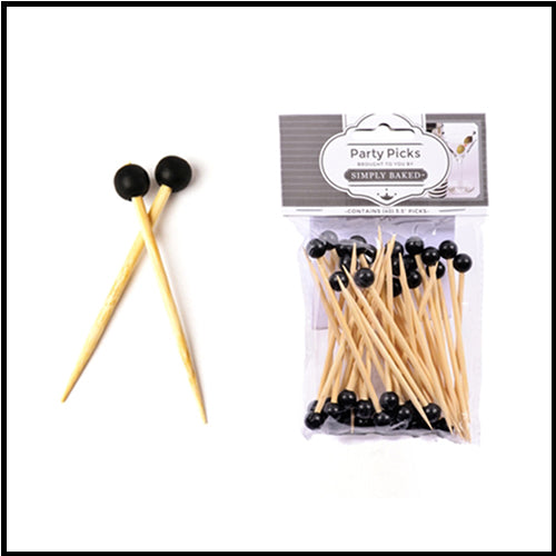 Black Ball Food Picks 25pk