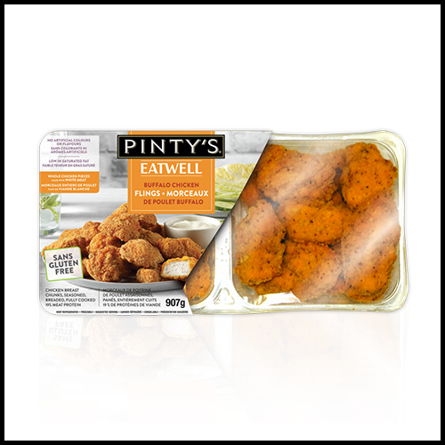 (COSTCO BULK) Pinty's GF Buffalo Chicken Flings 907g