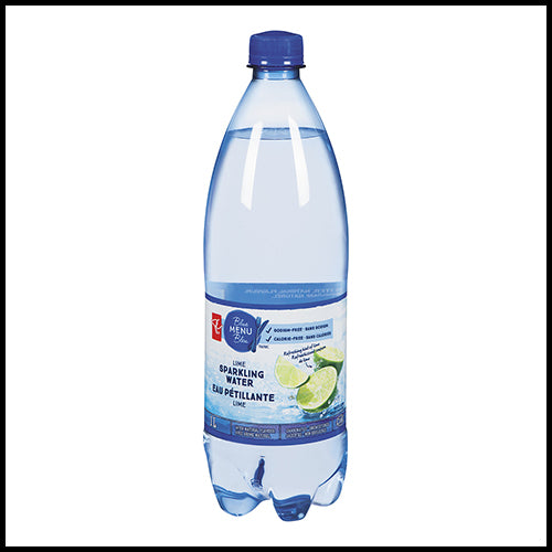 President's Choice Blue Menu Lime Sparkling Water 1L