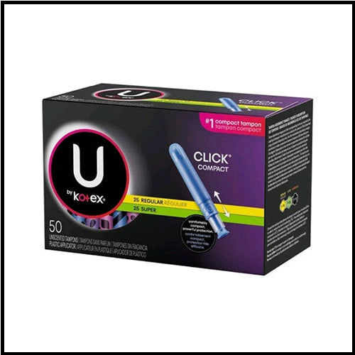 U Kotex Regular & Super Tampons 45pk