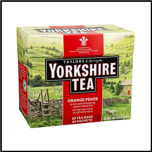 Yorkshire Orange Pekoe Tea Bags 80pk