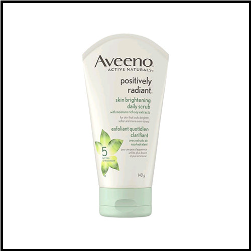 Aveeno Positively Radiant Skin Brightening Daily Scrub 140g