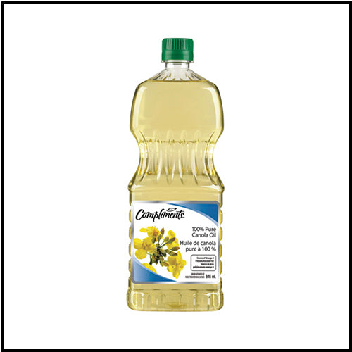 Compliments 100% Pure Canola Oil 946ml